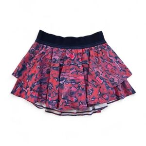 LULULEMON Court Rival High Rise Skirt 6 R Chroma Classic Multi Print